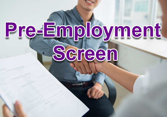 Pre-Employment Screen