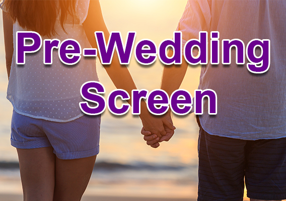 Pre-Wedding Screen
